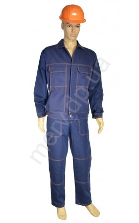 017 Костюм "ТРУД ХБ" (брюки + куртка), К5, діаг 3070, 260г/м2 (78% бав. 22%па)